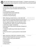 BSN 246 HESI Health Assessment V2 EXAM&comma; &vert;&vert; Questions and Answers &vert;&vert; Complete Test&comma; Practice Questions&comma; Verified Answer Key&comma; and Study Guide fo&lpar;Latest 2026 Edition&rpar;