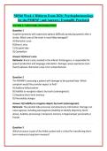 NR546 Week 4 Midterm Exam 2026 &vert; Psychopharmacology &NewLine;for the PMHNP &vert; and Answers &vert; Examplify Proctored 