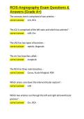 RCIS-Angiography Exam Questions & Answers &lpar;Grade A&plus;&rpar;&period;docx&NewLine;&NewLine;