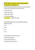RCIS Mock Practice Exam Questions & Answers &lpar;Grade A&plus;&rpar;&period;docx&NewLine;&NewLine;