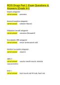 RCIS Drugs Part 1 Exam Questions & Answers &lpar;Grade A&plus;&rpar;&period;docx&NewLine;&NewLine;