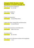 Glowacki RCIS Review 2 Exam Questions & Answers &lpar;Grade A&plus;&rpar;&period;docx&NewLine;&NewLine;