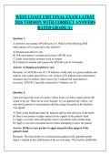 WEST COAST EMT FINAL EXAM LATEST &NewLine;2026 VERSION WITH CORRECT ANSWERS &NewLine;RATED GRADE A&plus;