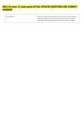 ADN 110 exam &num;2 study guide ACTUAL UPDATED QUESTIONS AND CORRECT &NewLine;ANSWERS 