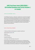 AHIP Final Exam Latest &lpar;2025&sol;2026&rpar; &vert;&NewLine; 150 Verified Questions and Correct Answers &vert;&NewLine; A&plus; Graded&NewLine;