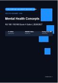 NU 160 Mental Health Concepts Exam 4 Actual 2026&sol;2027 &ndash; &NewLine;100&percnt; Verified &vert; Detailed Rationales &ndash; Pass Guaranteed &ndash; A&plus; &NewLine;Graded