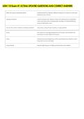 ADN 110 Exam &num;1 ACTUAL UPDATED QUESTIONS AND CORRECT ANSWERS 