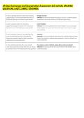 ATI Gas Exchange and Oxygenation Assessment 2&period;0 ACTUAL UPDATED &NewLine;QUESTIONS AND CORRECT ANSWERS