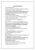 NUR 4827 Midterm Exam Study Guide 2026&sol;2027 Edition &vert; 75 Questions with Answers & Rationales &vert; Success Guaranteed