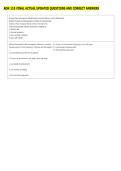 ADN 110 FINAL ACTUAL UPDATED QUESTIONS AND CORRECT ANSWERS
