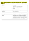 ABMDI Board Certification ACTUAL UPDATED QUESTIONS AND CORRECT &NewLine;ANSWERS