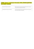 ACVREP- Domain 1&colon; Professional Information ACTUAL UPDATED QUESTIONS &NewLine;AND CORRECT ANSWERS