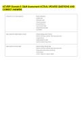 ACVREP-Domain 3&colon; O&M Assessment ACTUAL UPDATED QUESTIONS AND &NewLine;CORRECT ANSWERS 