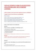 USPS 421 Window Clerk Exam Questions and Answers &lpar;2026 &sol; 2027&rpar; &lpar;Verified Answers&rpar;