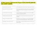 ACVREP- Domain 4&colon; O&M instruction Program ACTUAL UPDATED QUESTIONS &NewLine;AND CORRECT ANSWERS 