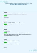 CMST 240 BOARD EVALUATION GUARANTEED PASS UPDATED ACTUAL EXAM QUESTIONS CORRECT