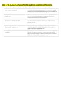 ACQ 1010 Module 1 ACTUAL UPDATED QUESTIONS AND CORRECT ANSWERS 