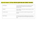 ACQ 1010 Module 2 ACTUAL UPDATED QUESTIONS AND CORRECT ANSWERS 