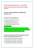 Advanced Med-Surg Principles Exam 1 &ndash; Jersey College Study Guide &vert; 100 Original Practice Questions with Detailed Explanations &vert; Comprehensive Review