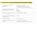 Acq 1010 Mod 0-1 ACTUAL UPDATED QUESTIONS AND CORRECT ANSWERS 