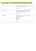 ACQ 1010 Module 1 ACTUAL UPDATED QUESTIONS AND CORRECT ANSWERS 