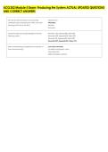 ACQ 202 Module 5 Exam&colon; Producing the System ACTUAL UPDATED QUESTIONS &NewLine;AND CORRECT ANSWERS