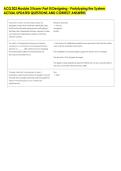 ACQ 202 Module 3 Exam&colon; Part III Designing - Prototyping the System &NewLine;ACTUAL UPDATED QUESTIONS AND CORRECT ANSWERS 