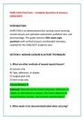 NURS 5354 Final Exam Study Guide &vert; Original Practice Questions with Detailed Explanations &vert; Comprehensive Review &vert; 2026&sol;2027 Edition