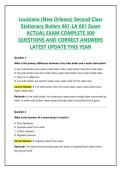 Louisiana &lpar;New Orleans&rpar; Second Class Stationary Boilers 661-LA 661 Exam &vert; Complete Package Bundle