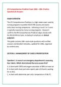 ATI Comprehensive Predictor Exam Study Guide &vert; 180&plus; Original Practice Questions with Detailed Explanations &vert; 2026 Edition