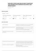 NURS 2513- ETHICS AND HEALTH EQUITY QUESTIONS AND ANSWERS WITH COMPLETE SOLUTIONS &vert; NEW UPDATE 2026&sol;27