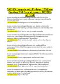 VATI PN Comprehensive Predictor &lpar;175&rpar; Exam &NewLine;Questions With Accurate Answers 20252026 &NewLine;A&plus; Grade 