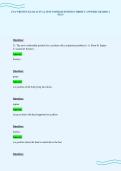 CNA WRITTEN EXAM ACTUAL TEST PAPER QUESTIONS CORRECT ANSWERS GRADED A