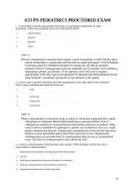 ATI PN Pediatrics Exam Review &vert; Questions&comma; Answers & Detailed Rationales &vert; Complete Pediatric Nursing Study Guide