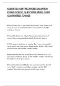 KAISER EKG CERTIFICATION EVALUATION&NewLine;EXAMS SOLVED QUESTIONS STUDY GUIDE&NewLine;GUARANTEED TO PASS