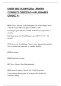 KAISER EKG EXAM REVIEW UPDATED&NewLine;COMPLETE QUESTIONS AND ANSWERS&NewLine;GRADED A&plus;