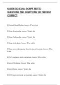 KAISER EKG EXAM SCRIPT TESTED&NewLine;QUESTIONS AND SOLUTIONS 100 PERCENT&NewLine;CORRECT