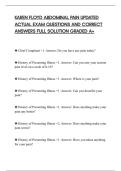 KAREN FLOYD ABDOMINAL PAIN CERTIFICATION EVALUATION EXAMS&lpar; PACKAGE DEAL&rpar;