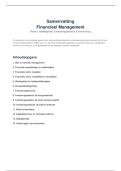 Samenvatting Financieel Management &ndash; Ratio's&comma; Investeringsselectie & Financiering