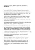 COM 315 EXAM 1 QUESTIONS AND ACCURATE ANSWERS