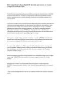 BSG Comprehensive Exam &lpar;Fall 2019&rpar; Questions and Answers A&plus; Grade &vert; Complete Exam Study Guide&NewLine;