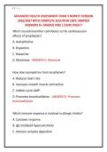 ADVANCED HEALTH ASSESSMENT EXAM 3 NEWEST VERSION &NewLine;2026&sol;2027 WITH COMPLETE SOLUTION 100&percnt; VERIFIED &NewLine;ANSWERS A&plus; GRADED FREE &vert;&vert;SURE PASS&excl;&excl;&excl; 