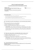 NGN MENTAL HEALTH EXAM 2026 COMPLETE EXAM QUESTIONS AND ANSWERS 100&percnt; VERIFIED A&plus; GRADE ASSURED&excl;&excl;&excl;&excl;&excl; NEW LATEST UPDATE&excl;&excl;&excl;&excl;&excl;