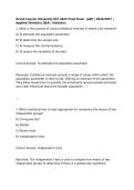 Grand Canyon University HLT 362V Exam 1&comma; Exam 2 & Final Exam  &lpar;pdf&rpar; &vert; 2026&sol;2027 &vert; Applied Statistics Q&A &vert; Statistics