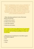NURS 5334 ANTIMICROBIAL EXAM &sol; ACTUAL UNIVERSITY OF TEXAS ARLINGTON NURS 5334 ANTIMICROBIAL EXAM 2026&sol;2027 COMPREHENSIVE PRACTICE QUESTIONS AND STUDY GUIDE COMPLETE ACCURATE EXAM APPROVED QUESTIONS AND CORRECT DETAILED ANSWERS WITH RATIONALES &lpar;100&percnt; CORREC
