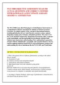 WGU D080 OBJECTIVE ASSESSMENT EXAM 300 &NewLine;ACTUAL QUESTIONS AND CORRECT ANSWERS &NewLine;WITH RATIONALE LATEST UPDATE ALREADY &NewLine;GRADED A&plus; ASSURED PASS