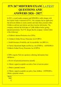 ITN 267 MIDTERM EXAM &NewLine;QUESTIONS AND &NewLine;ANSWERS 2026 - 2027