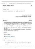 FIN 801 QUIZ 7 &vert; QUESTIONS AND ANSWERS &vert; 2026 UPDATE &vert; 100&percnt; CORRECT - TMU&period;