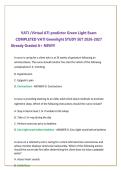 ATI Predictor Green Light Exam &lpar;VATI &sol; Virtual ATI&rpar;&comma; Nursing&comma; 2026&ndash;2027 Complete Practice Questions and Answer Rationales Study Guide