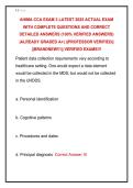 AHIMA CCA EXAM 3 LATEST 2025 ACTUAL EXAM &NewLine;WITH COMPLETE QUESTIONS AND CORRECT &NewLine;DETAILED ANSWERS &lpar;100&percnt; VERIFIED ANSWERS&rpar; &NewLine;&vert;ALREADY GRADED A&plus;&vert; &vert;&vert;PROFESSOR VERIFIED&vert;&vert; &NewLine;&vert;&vert;BRANDNEW&excl;&excl;&excl;&vert;&vert; VERIFIED EXAMS&excl;&excl;&excl; 